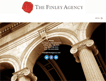 Tablet Screenshot of finleyagency.com